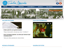 Tablet Screenshot of igrejabatistagenesis.com.br